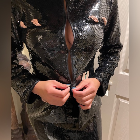 GORGEOUS🌸 Vintage Pamela Dennis Sequined Suit - Picture 5 of 17
